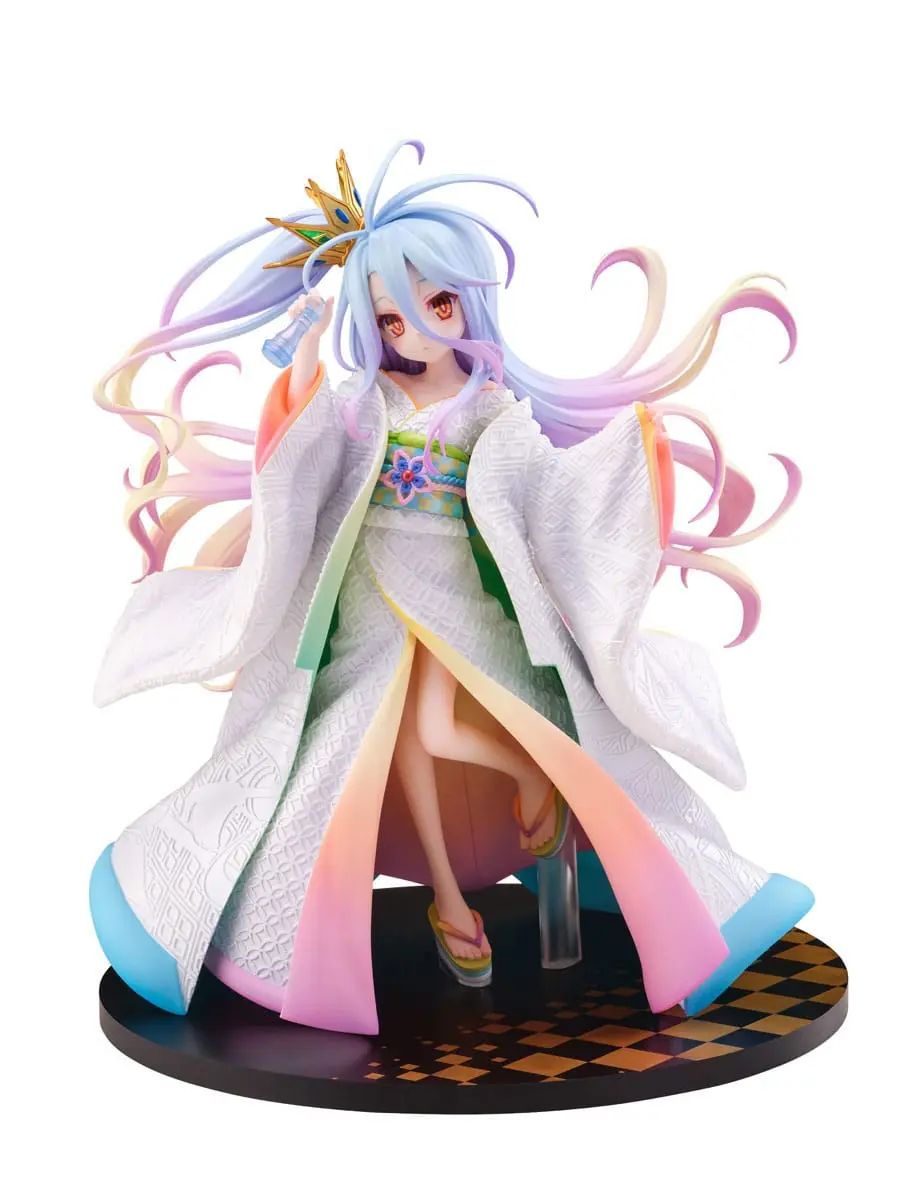 No Game no Life PVC Statue 1/7 Shiro -Shiromuku- 23 cm product photo