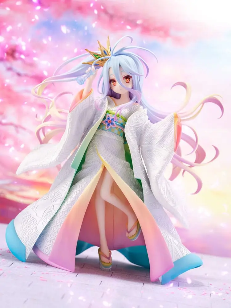 No Game no Life PVC Statue 1/7 Shiro -Shiromuku- 23 cm termékfotó