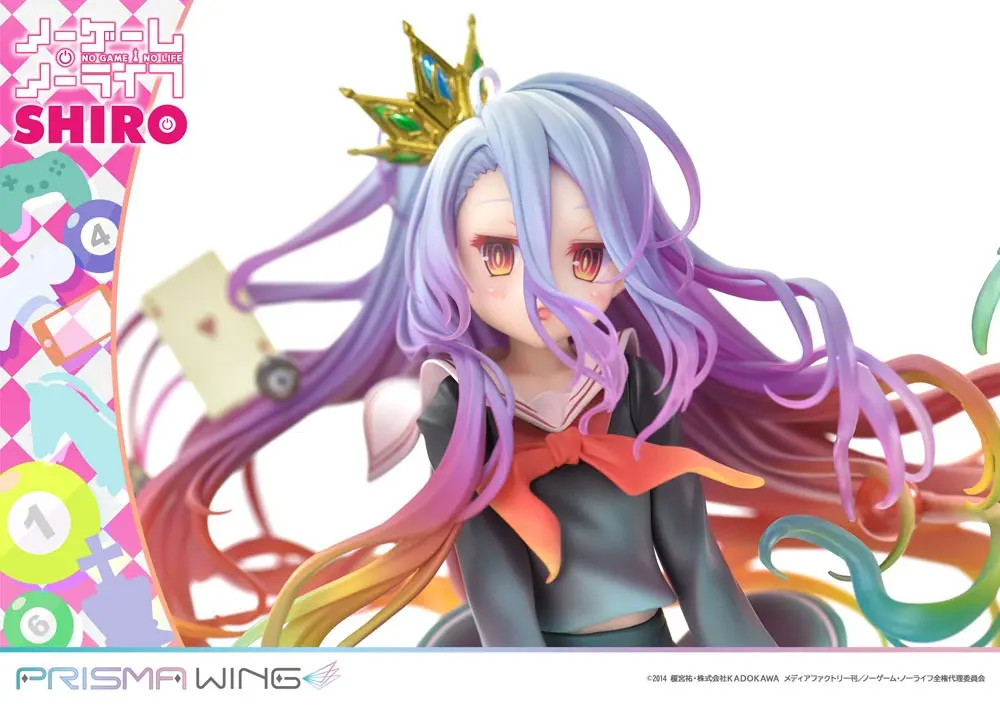 No Game No Life Prisma Wing PVC Statue 1/7 Shiro 27 cm product photo