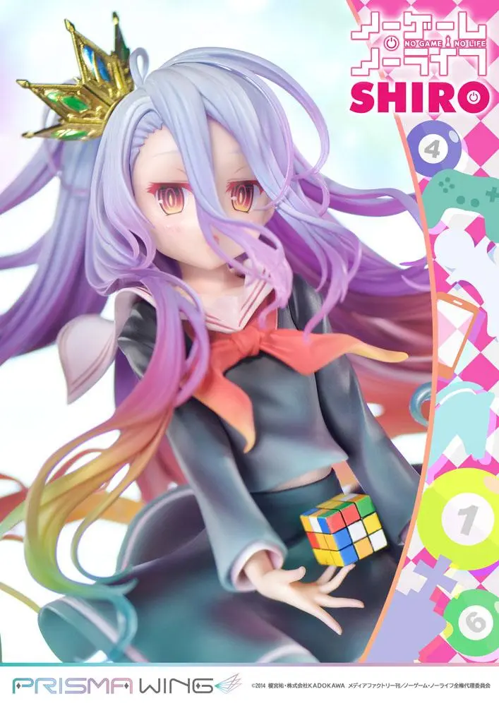 No Game No Life Prisma Wing PVC Statue 1/7 Shiro 27 cm product photo