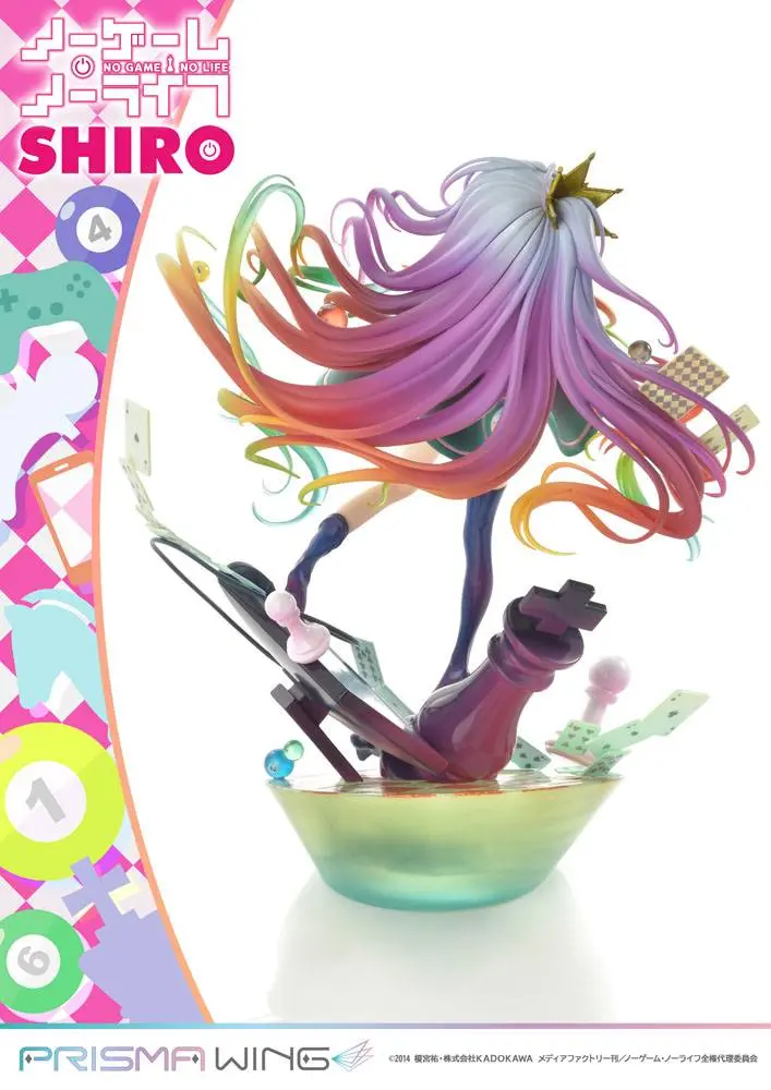 No Game No Life Prisma Wing PVC Statue 1/7 Shiro 27 cm product photo