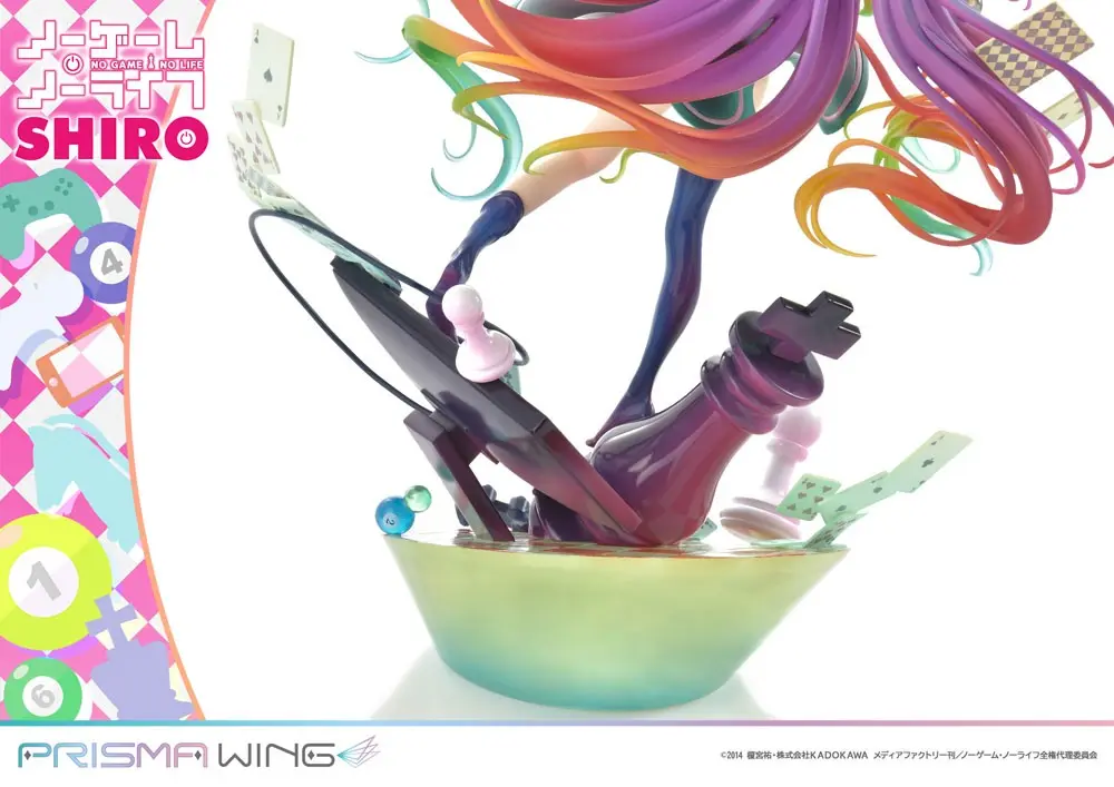 No Game No Life Prisma Wing PVC Statue 1/7 Shiro 27 cm product photo