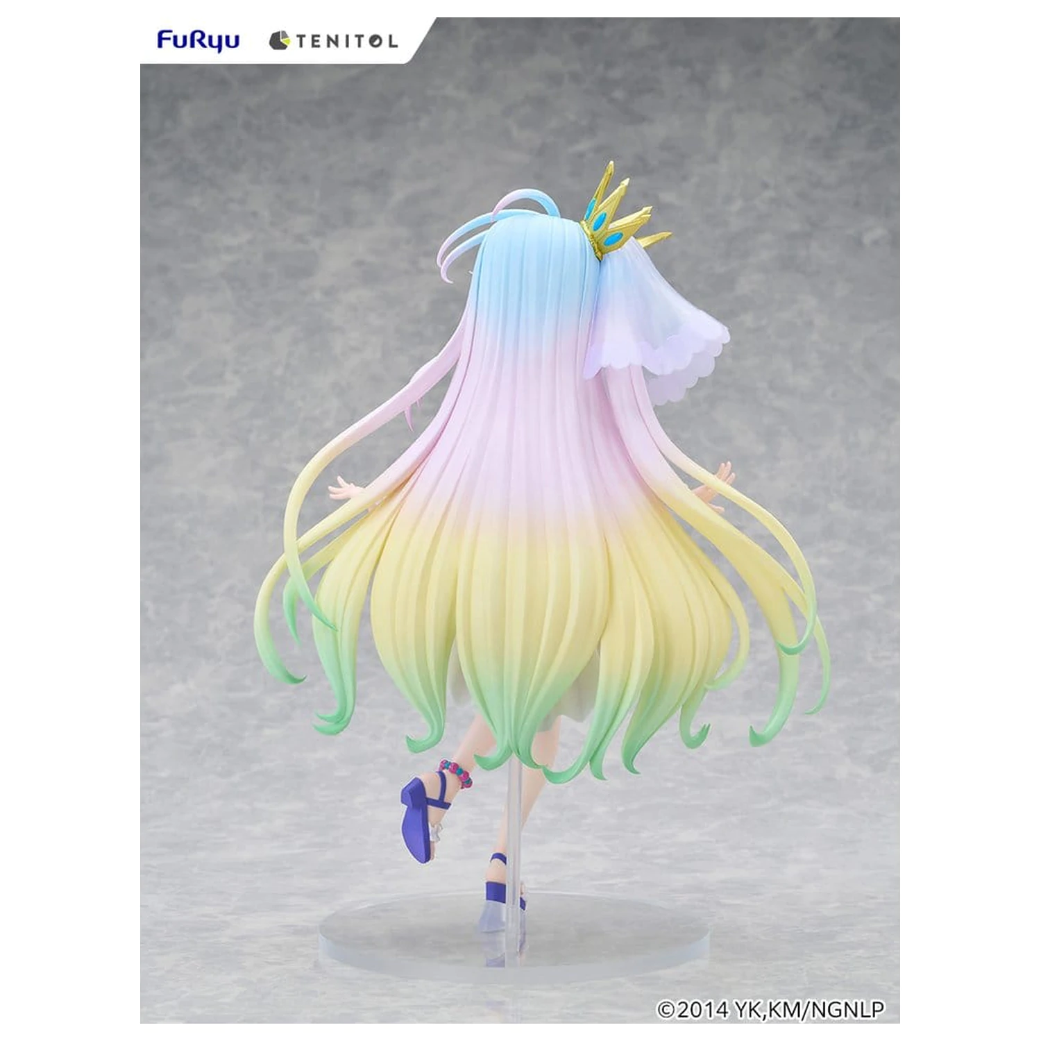 No Game No Life Tenitol Tall PVC Figure Shiro swimwear dress Ver. 29 cm product photo