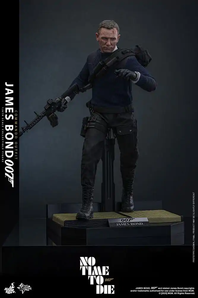 No Time To Die Movie Masterpiece Action Figure 1/6 James Bond (Commando Outfit) Hot Toys Exclusive 30 cm product photo