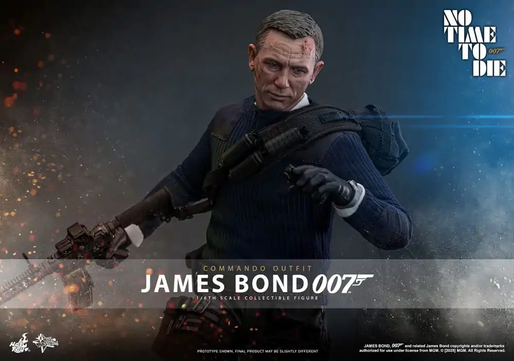No Time To Die Movie Masterpiece Action Figure 1/6 James Bond (Commando Outfit) Hot Toys Exclusive 30 cm product photo