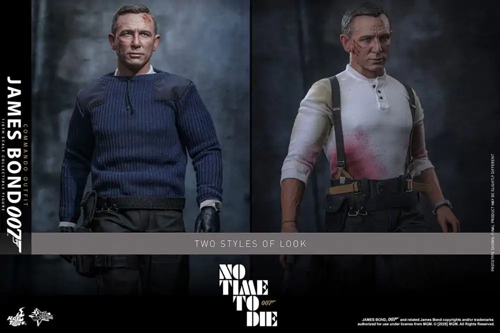 No Time To Die Movie Masterpiece Action Figure 1/6 James Bond (Commando Outfit) Hot Toys Exclusive 30 cm product photo
