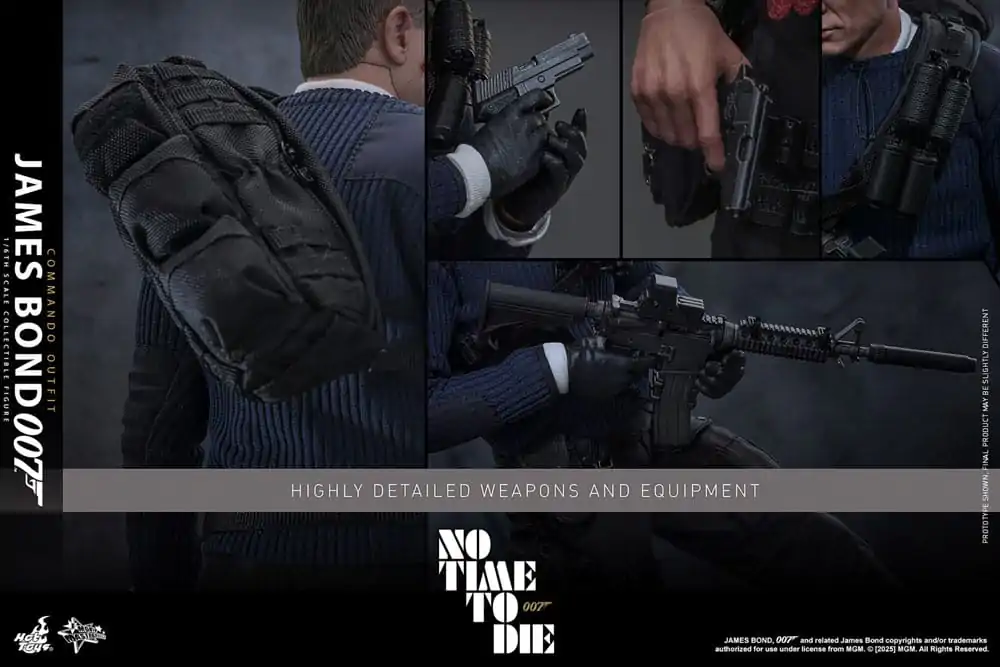 No Time To Die Movie Masterpiece Action Figure 1/6 James Bond (Commando Outfit) Hot Toys Exclusive 30 cm product photo