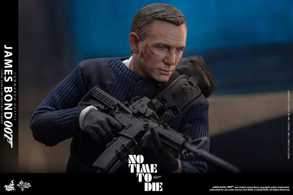 No Time To Die Movie Masterpiece Action Figure 1/6 James Bond (Commando Outfit) Hot Toys Exclusive 30 cm product photo