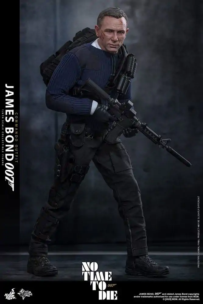 No Time To Die Movie Masterpiece Action Figure 1/6 James Bond (Commando Outfit) Hot Toys Exclusive 30 cm product photo