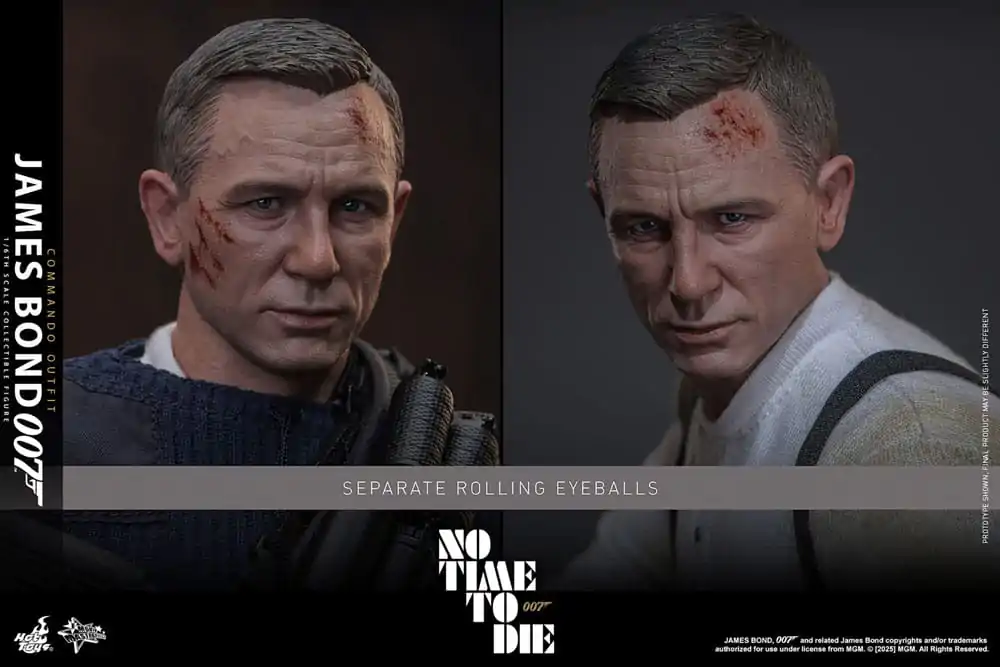No Time To Die Movie Masterpiece Action Figure 1/6 James Bond (Commando Outfit) Hot Toys Exclusive 30 cm product photo