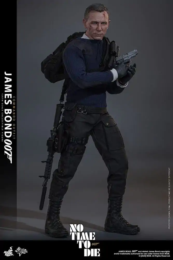 No Time To Die Movie Masterpiece Action Figure 1/6 James Bond (Commando Outfit) Hot Toys Exclusive 30 cm product photo