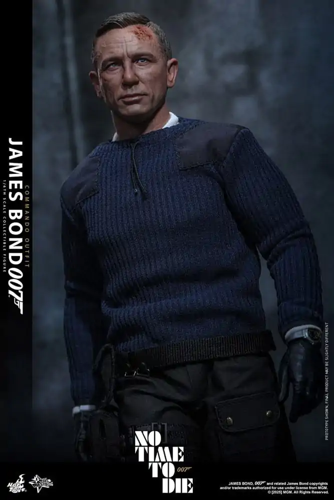 No Time To Die Movie Masterpiece Action Figure 1/6 James Bond (Commando Outfit) Hot Toys Exclusive 30 cm product photo