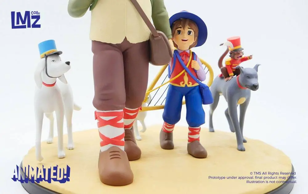 Nobody's boy: Remi Statue Remi, Vitalis, Dolce, Zerbino &amp; Joli-Coeur 22 cm product photo