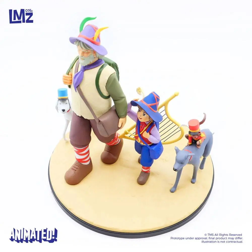 Nobody's boy: Remi Statue Remi, Vitalis, Dolce, Zerbino &amp; Joli-Coeur 22 cm product photo