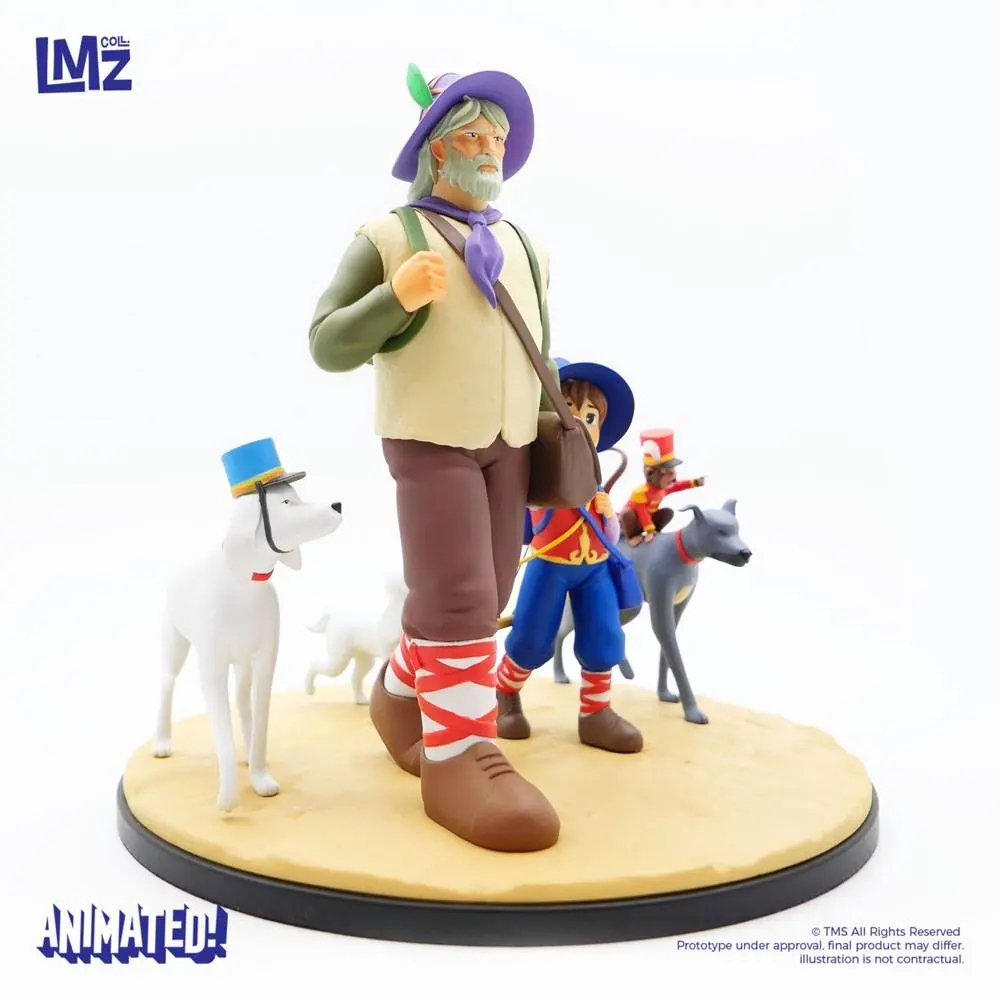 Nobody's boy: Remi Statue Remi, Vitalis, Dolce, Zerbino &amp; Joli-Coeur 22 cm product photo