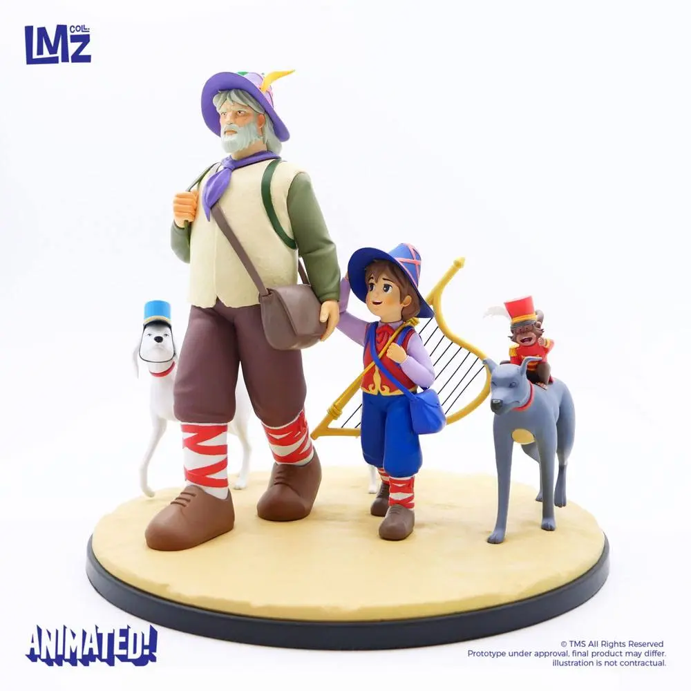 Nobody's boy: Remi Statue Remi, Vitalis, Dolce, Zerbino &amp; Joli-Coeur 22 cm product photo
