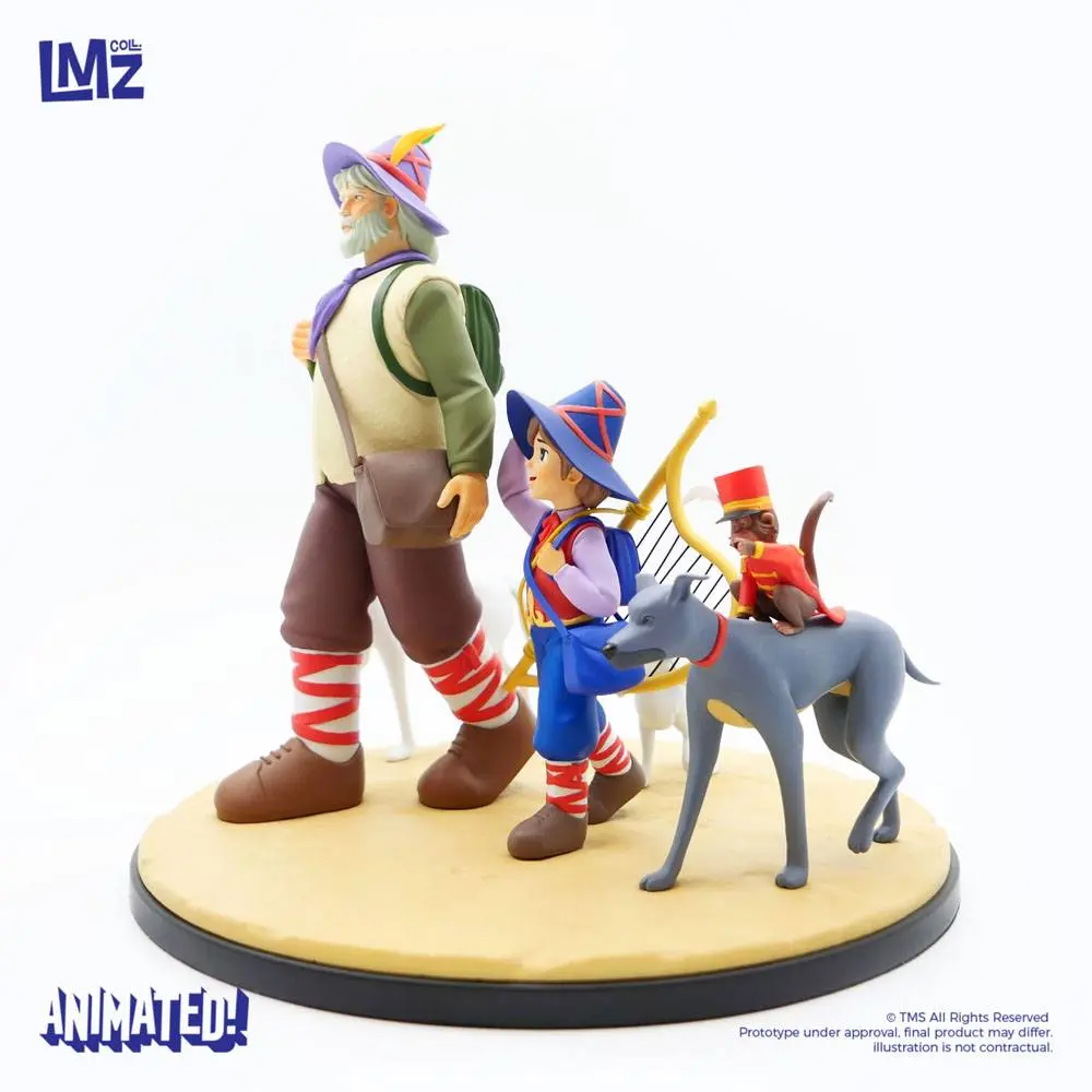 Nobody's boy: Remi Statue Remi, Vitalis, Dolce, Zerbino &amp; Joli-Coeur 22 cm product photo