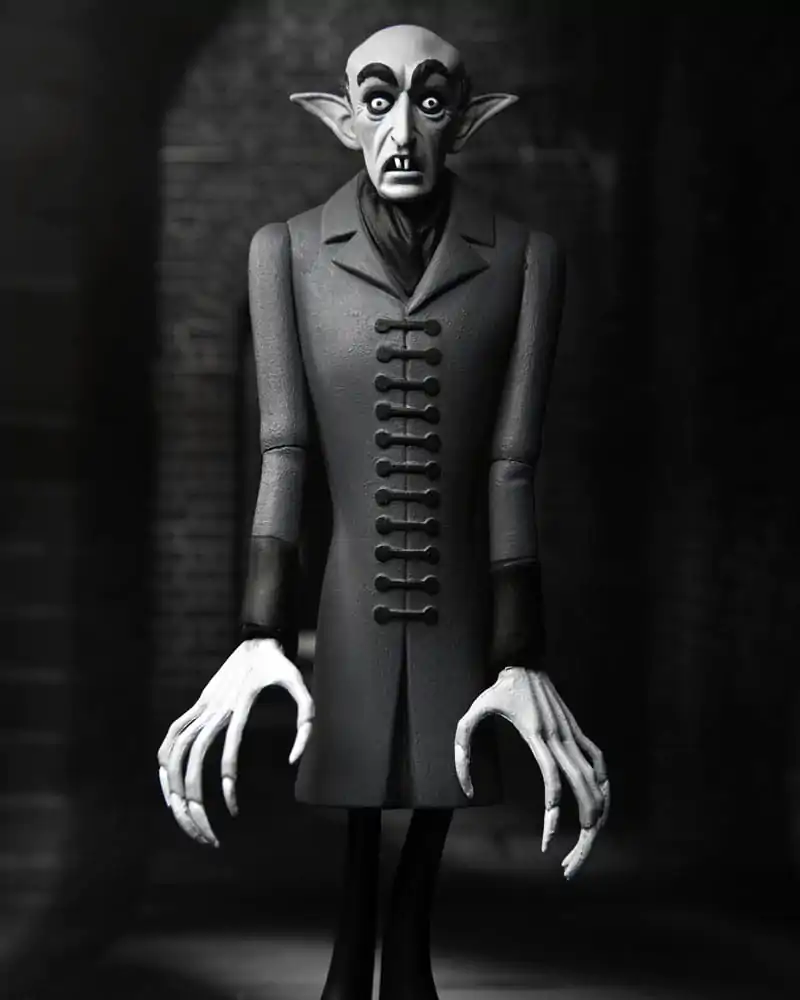 Nosferatu Toony Terrors Action Figure Count Orlok Silver Screen Edition 15 cm termékfotó