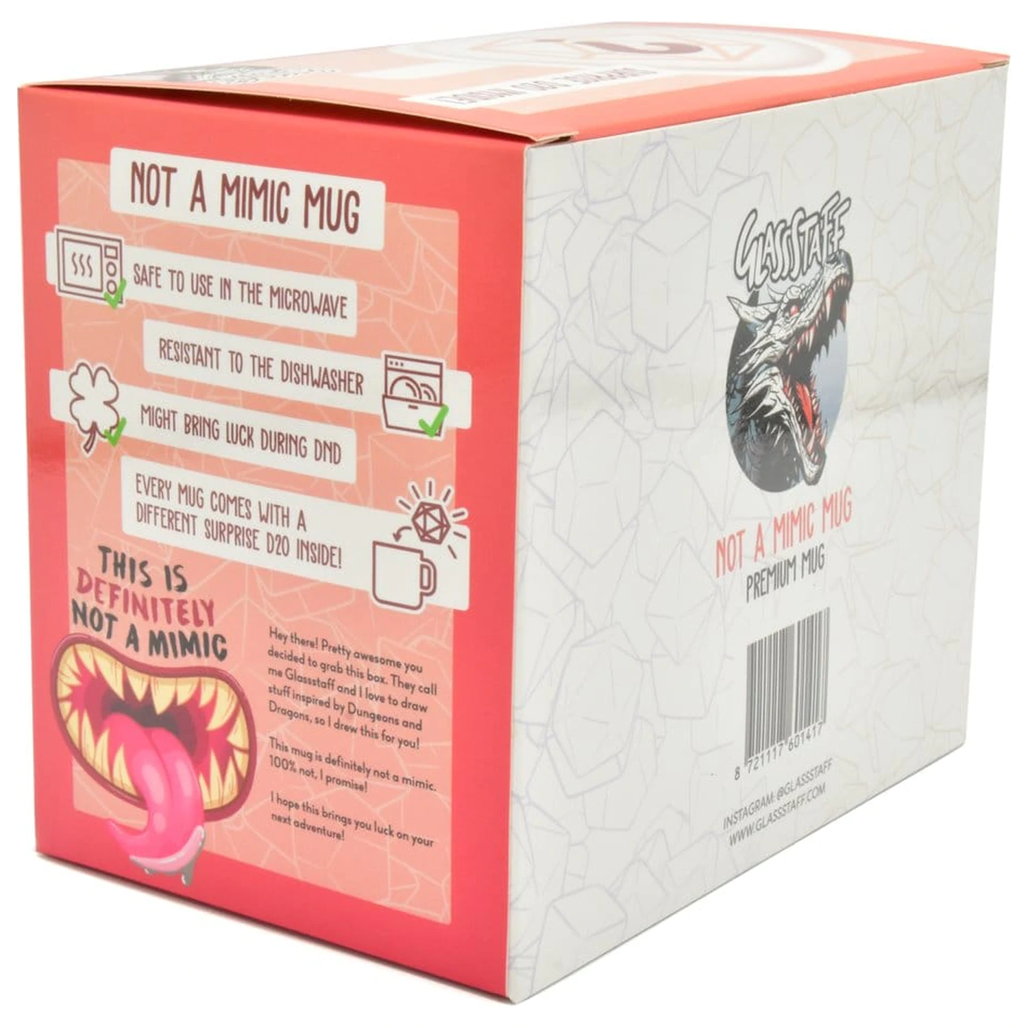 Not a Mimic Gift Set Mug & Dice D20 product photo