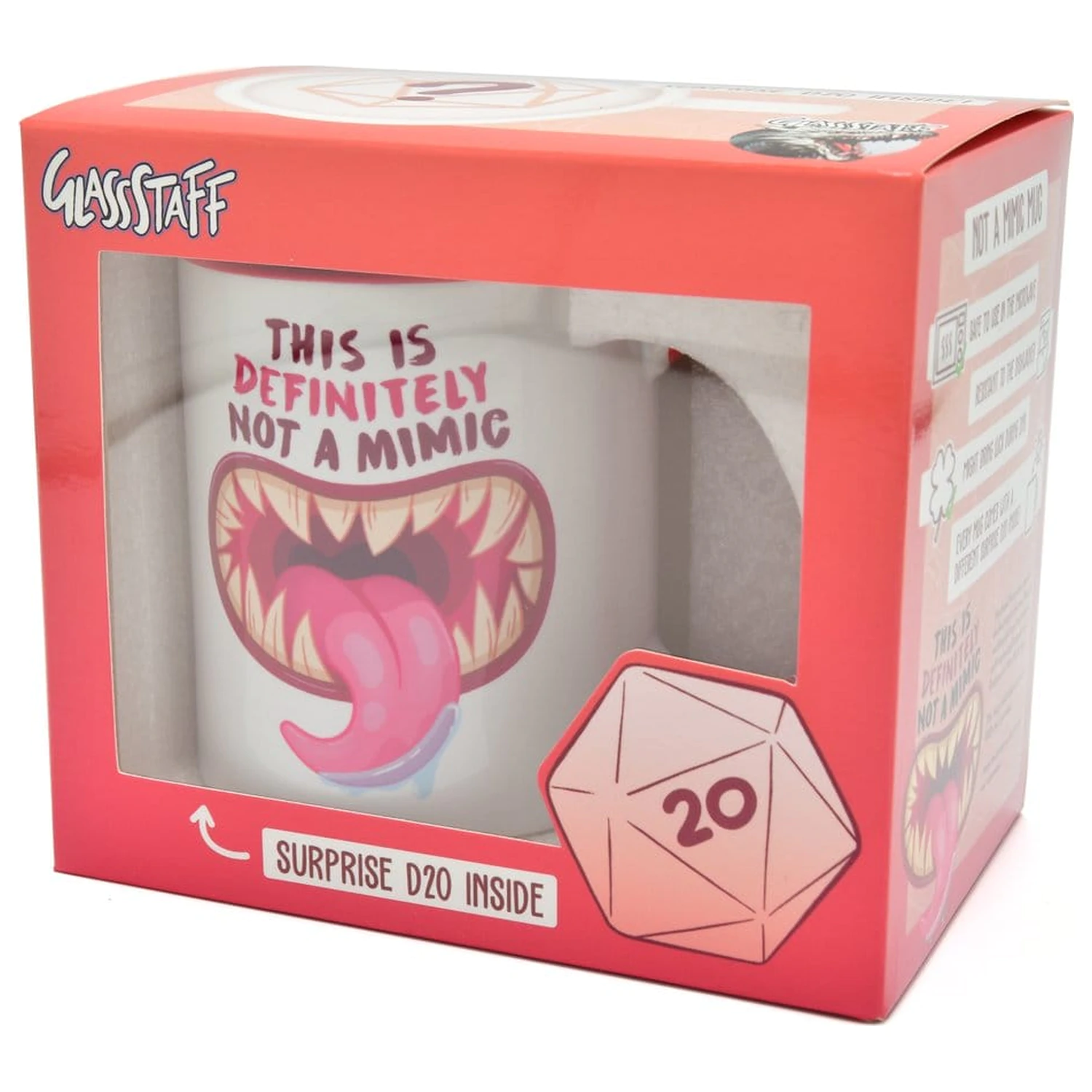 Not a Mimic Gift Set Mug & Dice D20 product photo