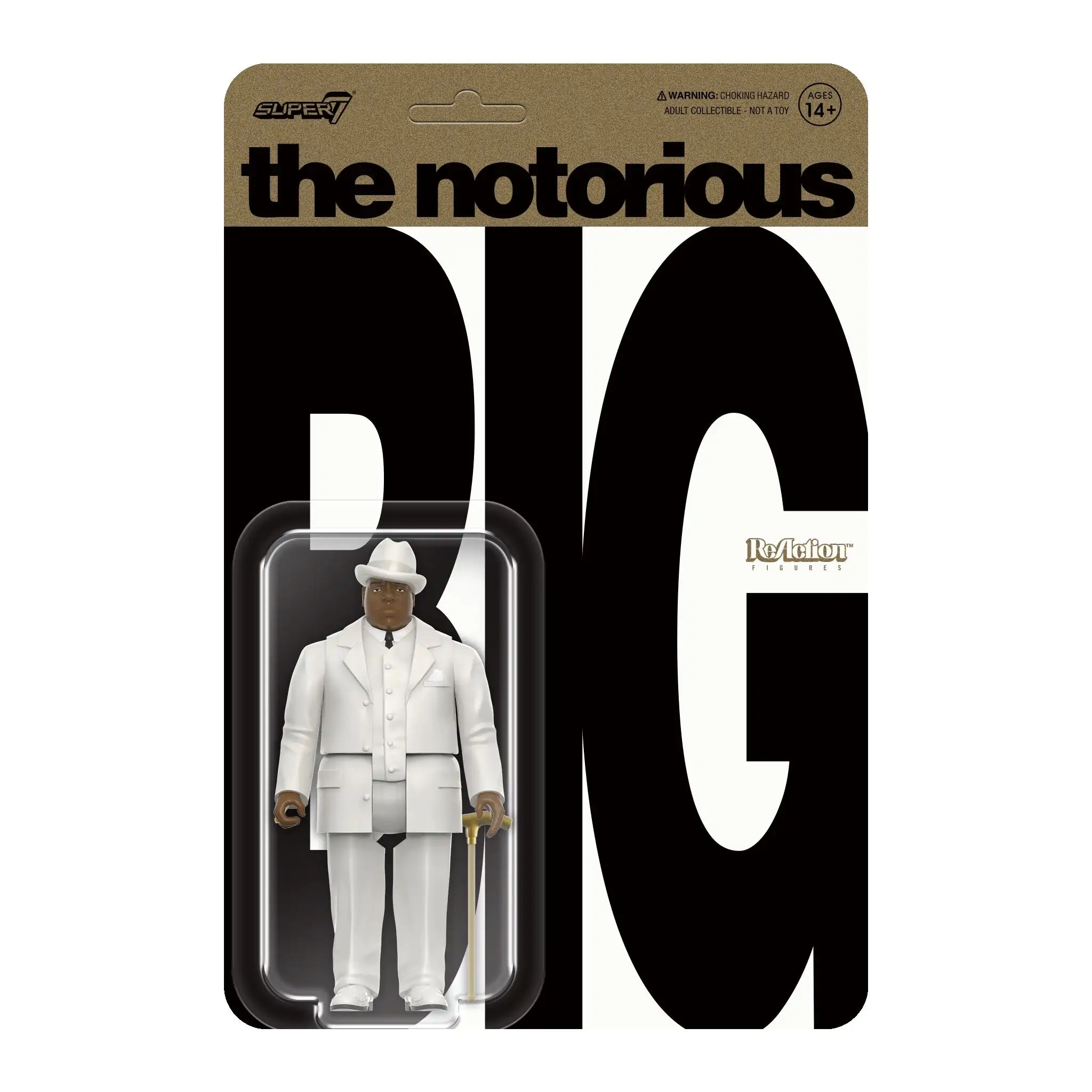 Notorious B.I.G.  ReAction Action Figure Biggie in Suit 10 cm termékfotó