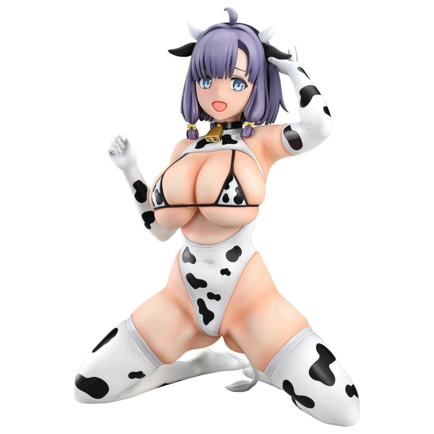 Nukitashi The Animation PVC Statue 1/5 Misaki Hotori Cow print costume 22 cm product photo