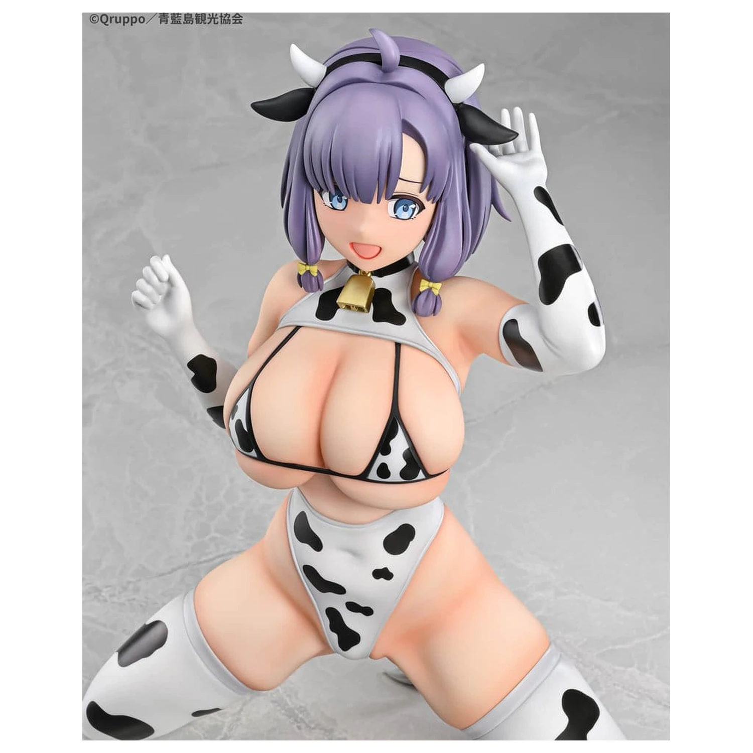 Nukitashi The Animation PVC Statue 1/5 Misaki Hotori Cow print costume 22 cm product photo