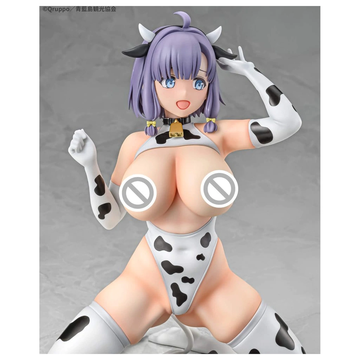 Nukitashi The Animation PVC Statue 1/5 Misaki Hotori Cow print costume 22 cm product photo