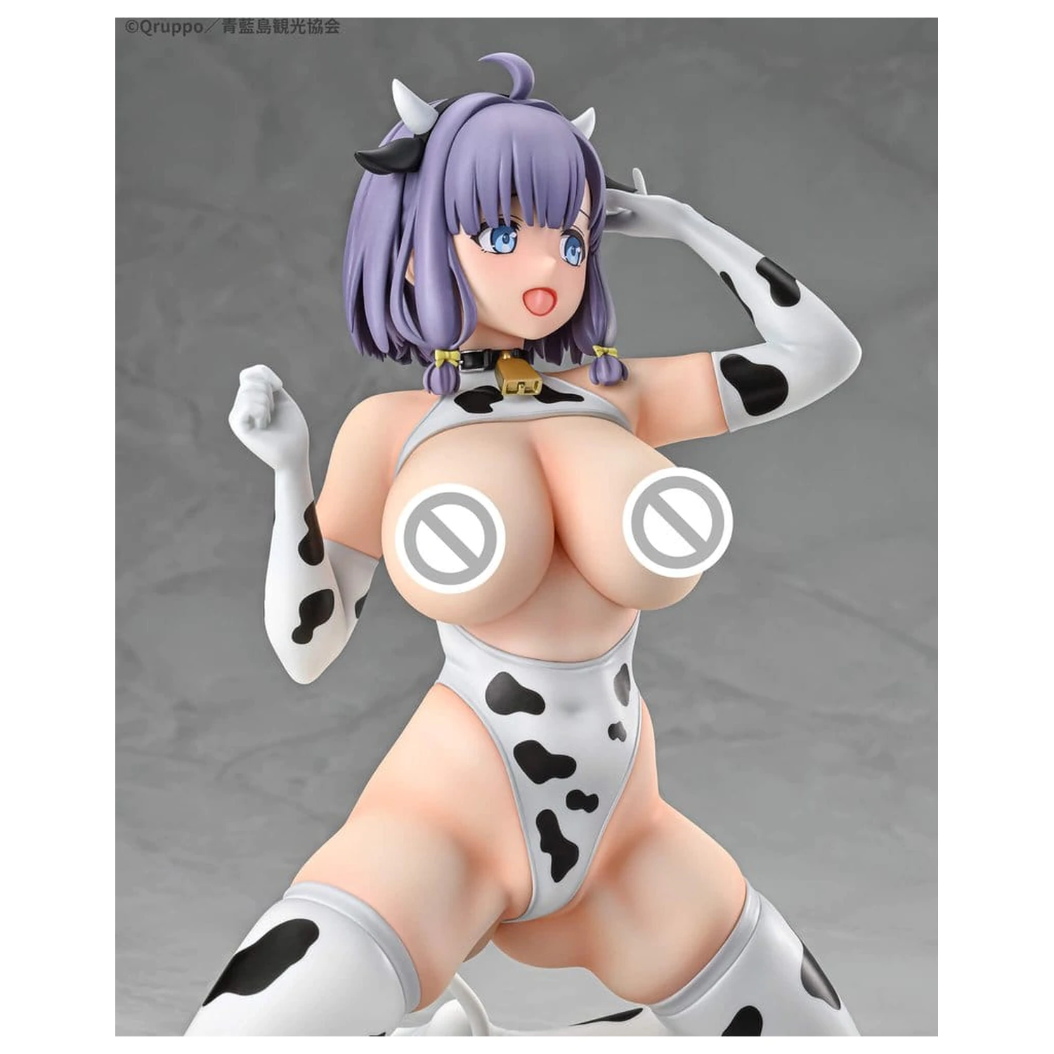 Nukitashi The Animation PVC Statue 1/5 Misaki Hotori Cow print costume 22 cm product photo
