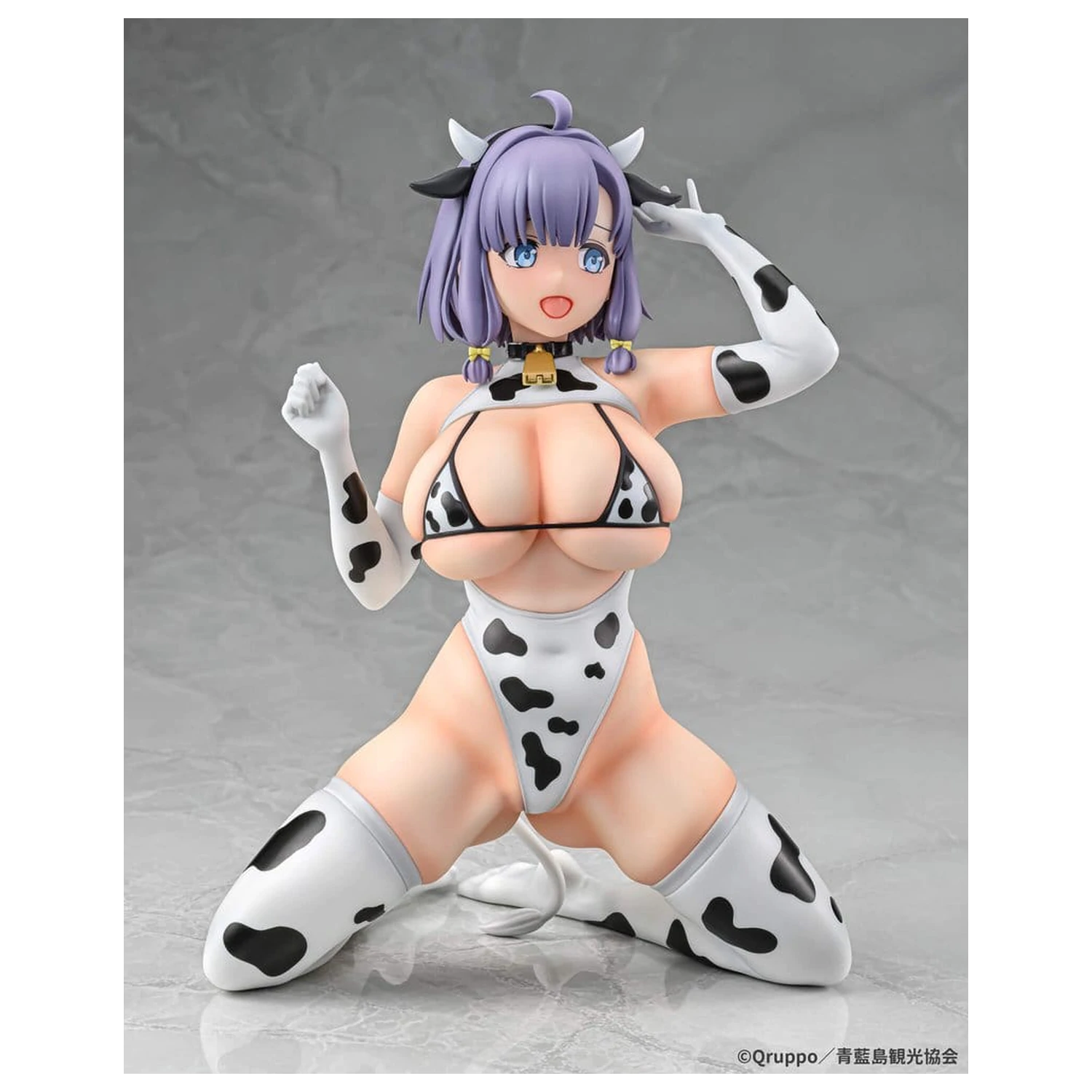 Nukitashi The Animation PVC Statue 1/5 Misaki Hotori Cow print costume 22 cm product photo