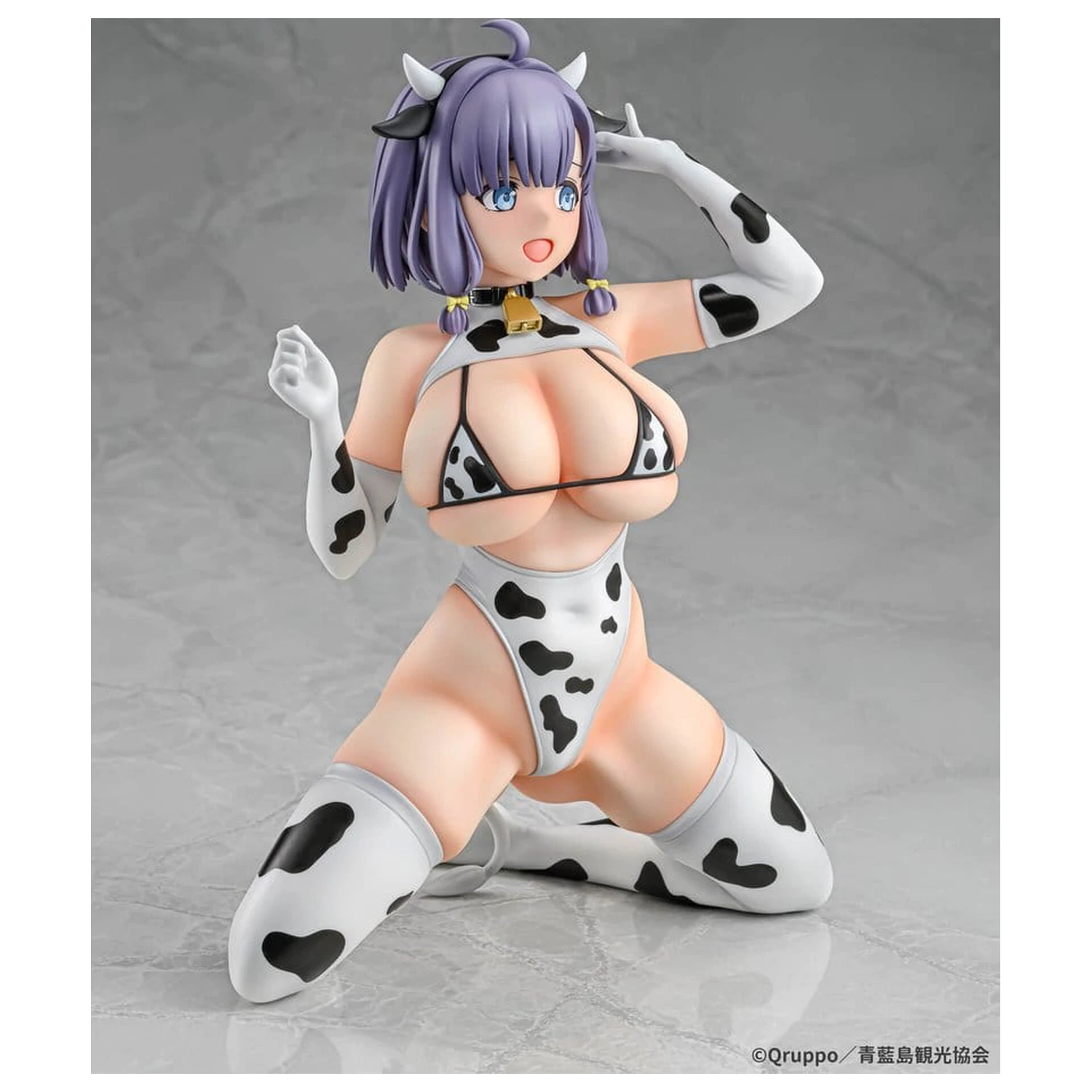 Nukitashi The Animation PVC Statue 1/5 Misaki Hotori Cow print costume 22 cm product photo