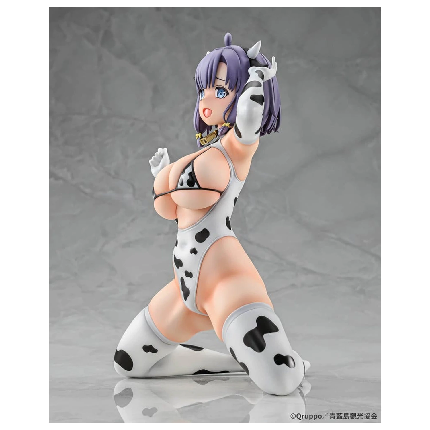 Nukitashi The Animation PVC Statue 1/5 Misaki Hotori Cow print costume 22 cm product photo