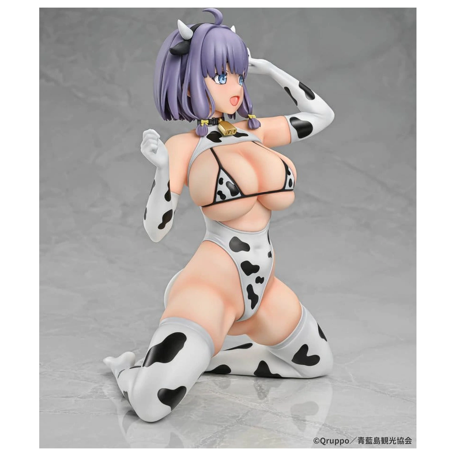 Nukitashi The Animation PVC Statue 1/5 Misaki Hotori Cow print costume 22 cm product photo