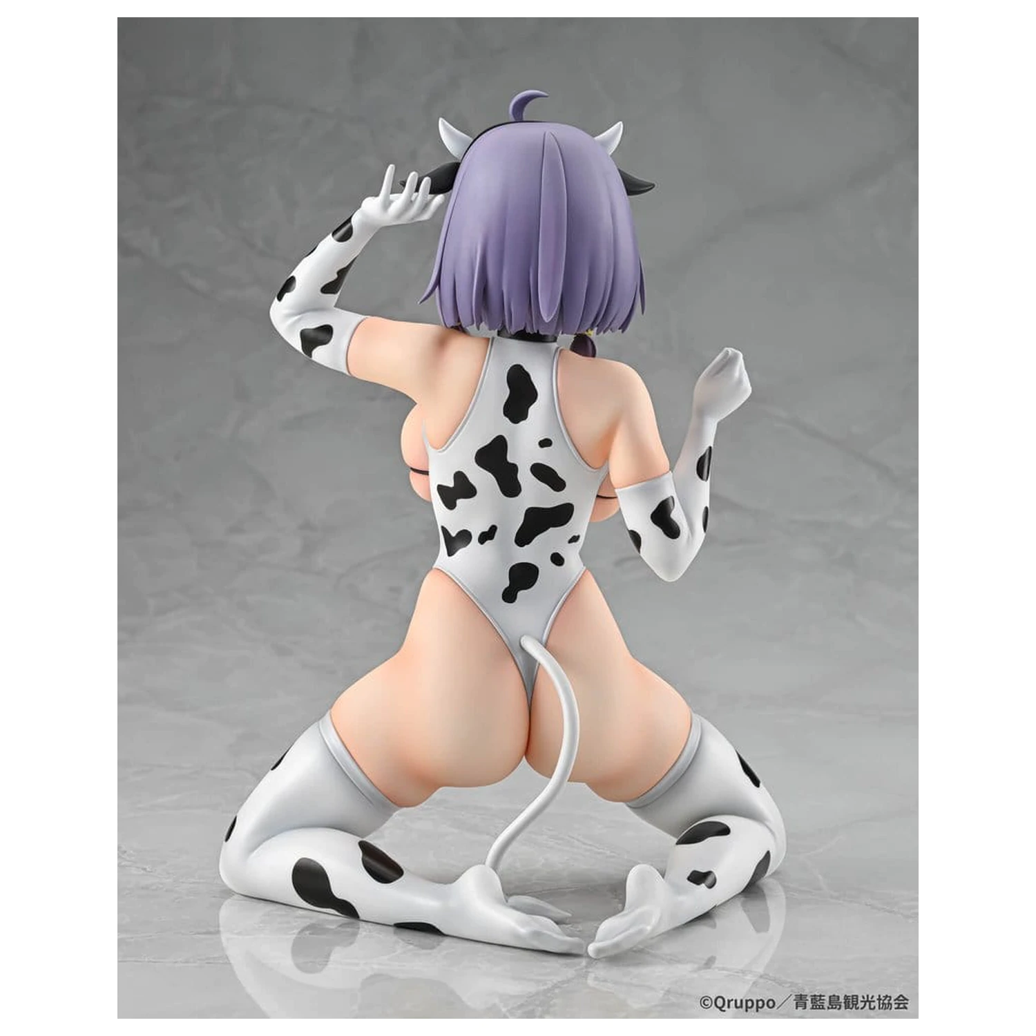 Nukitashi The Animation PVC Statue 1/5 Misaki Hotori Cow print costume 22 cm product photo