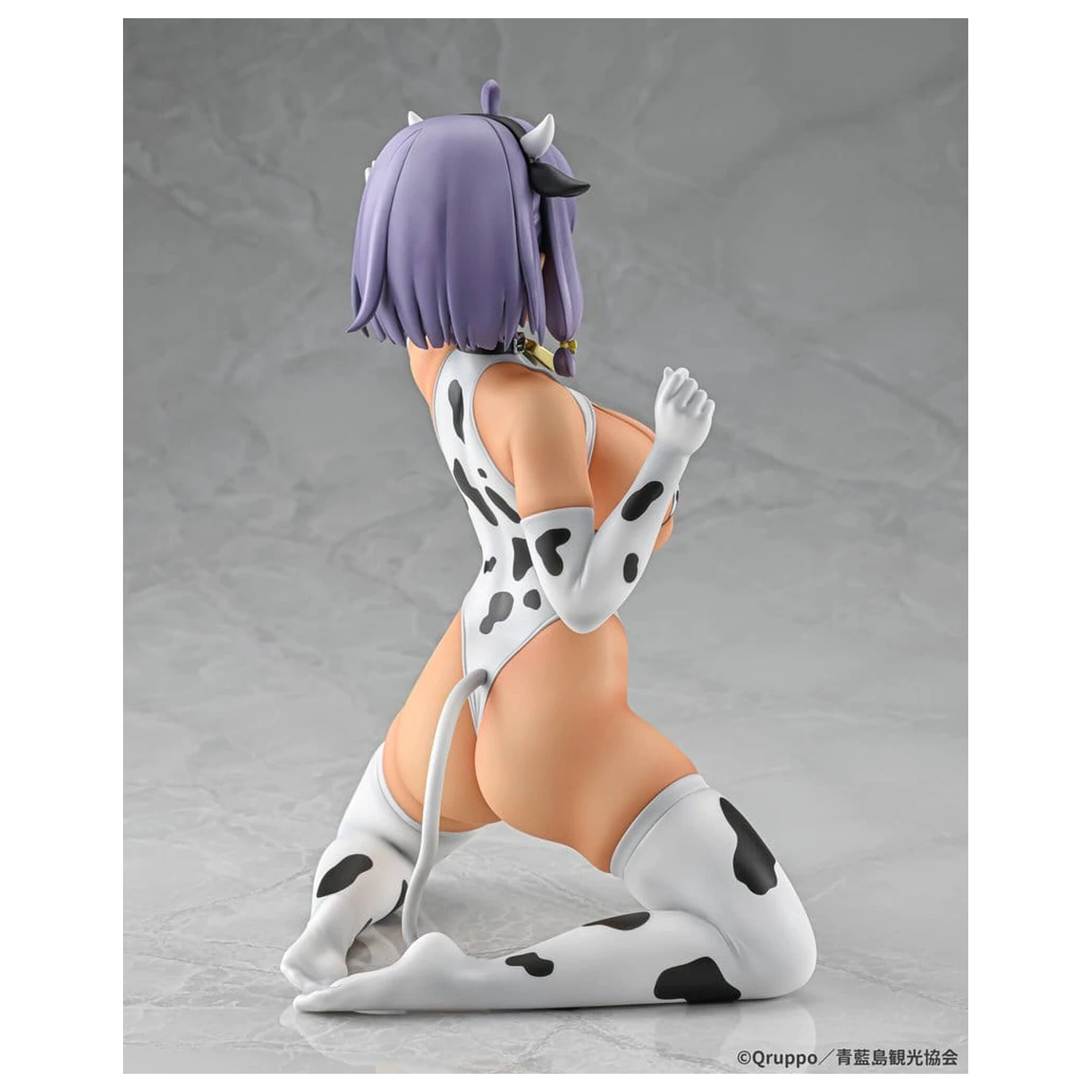 Nukitashi The Animation PVC Statue 1/5 Misaki Hotori Cow print costume Tanned Ver. 22 cm  product photo