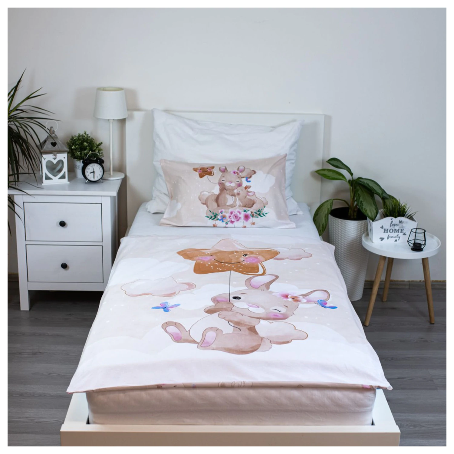Bunny Star children's, preschool duvet cover product photo