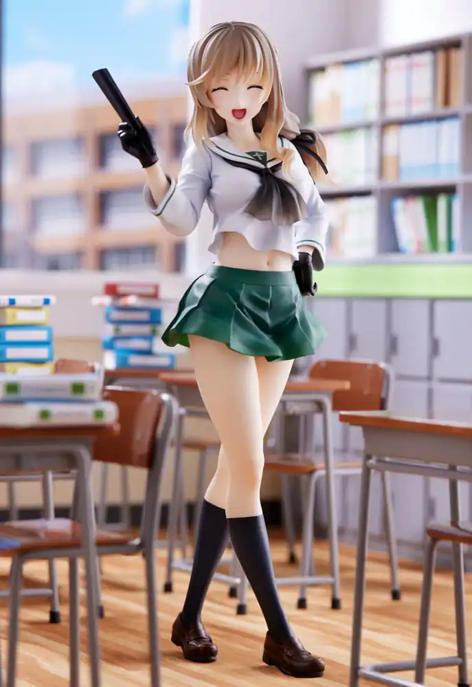 Oarai Girls High PVC Statue 1/7 Chiyo Shimada 25 cm termékfotó