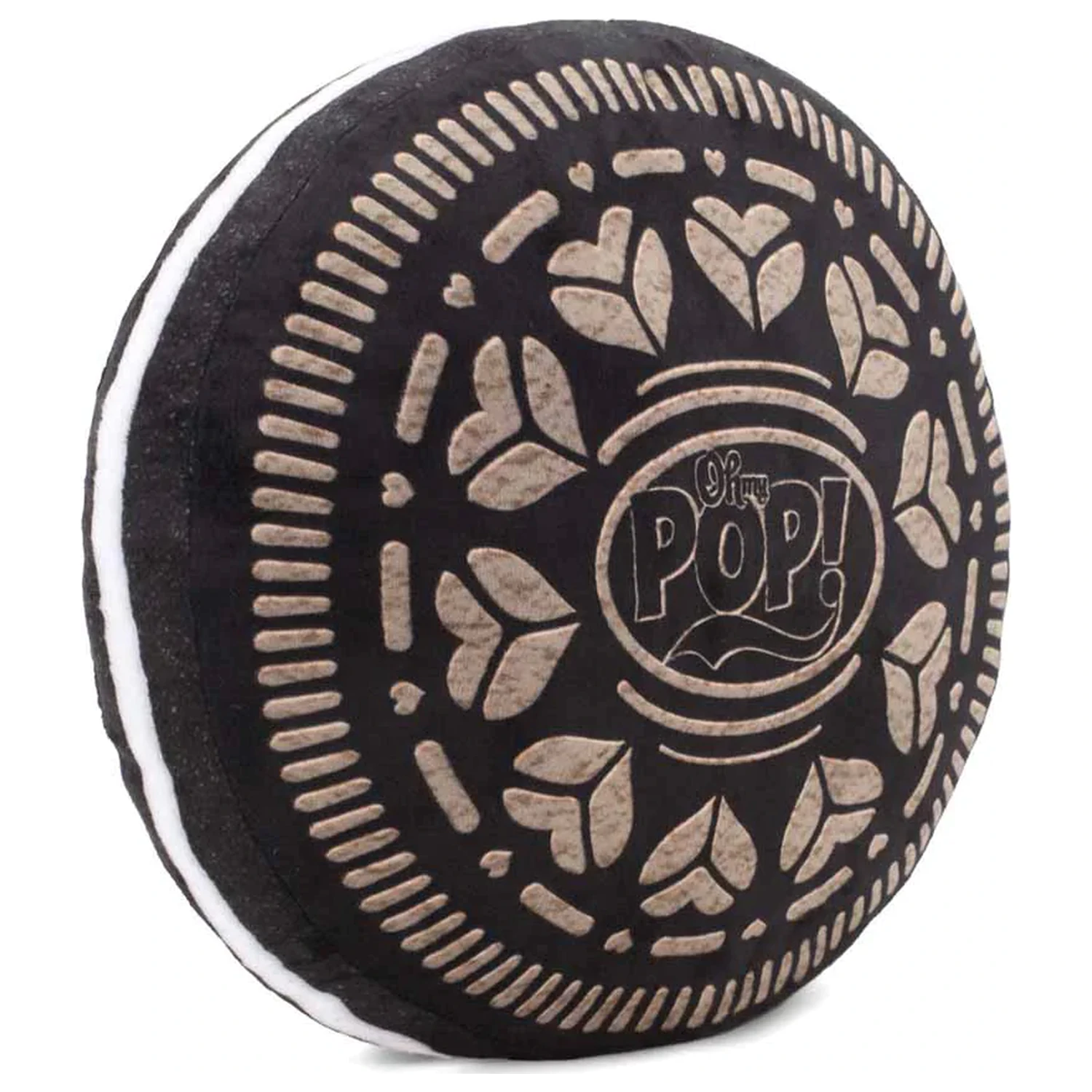 OH MY POP! Black Cookie Cushion Shaped product photo