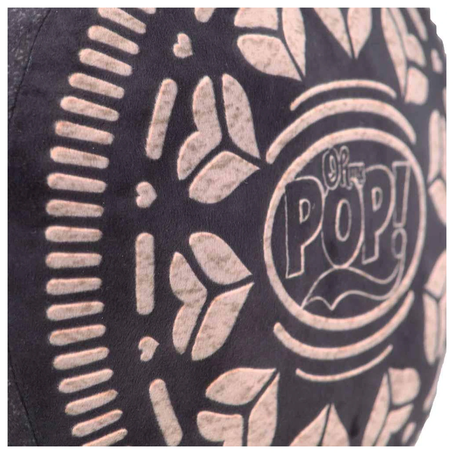 OH MY POP! Black Cookie Cushion Shaped product photo
