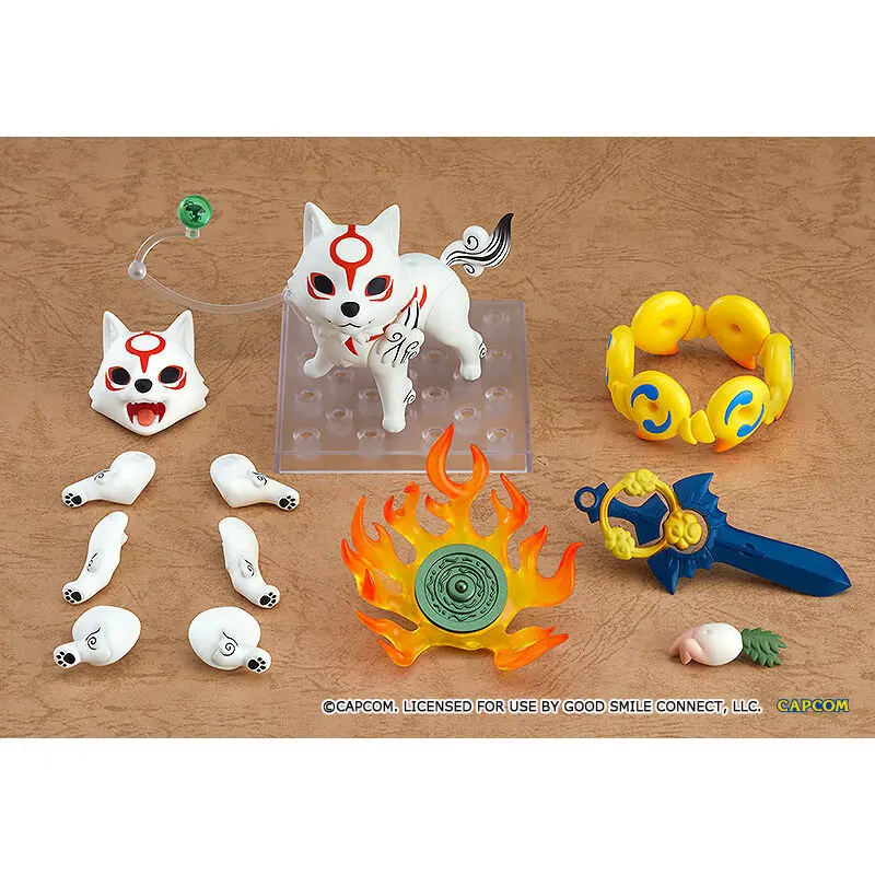 Okami Amaterasu DX Version Nendoroid figure 10cm product photo