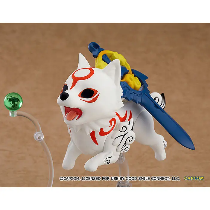 Okami Amaterasu DX Version Nendoroid figure 10cm product photo