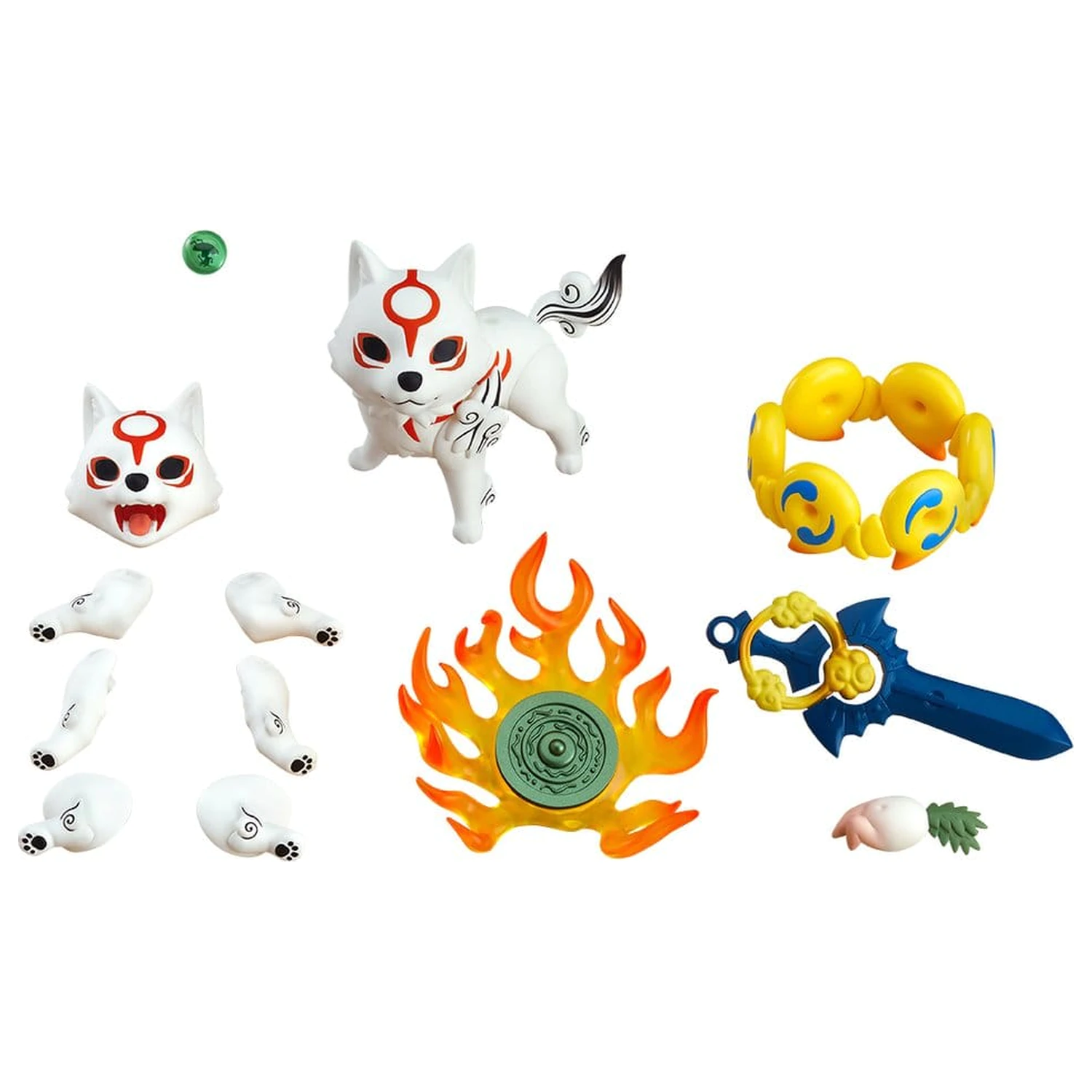 Okami Nendoroid Action Figure Amaterasu DX Ver. 10 cm product photo