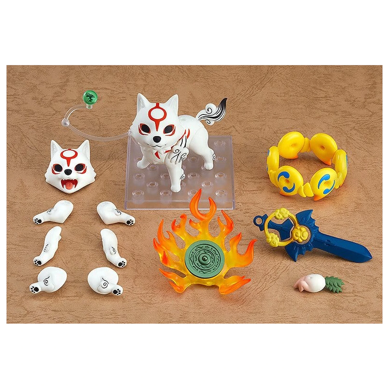 Okami Nendoroid Action Figure Amaterasu DX Ver. 10 cm product photo