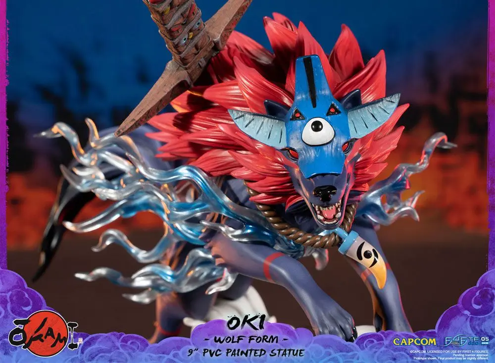 Okami PVC Statue Oki (Wolf Form) 21 cm product photo