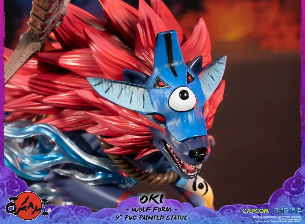 Okami PVC Statue Oki (Wolf Form) 21 cm product photo