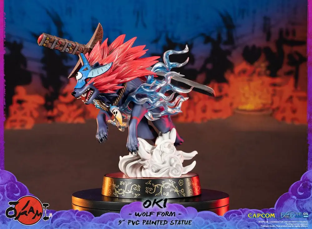 Okami PVC Statue Oki (Wolf Form) 21 cm product photo