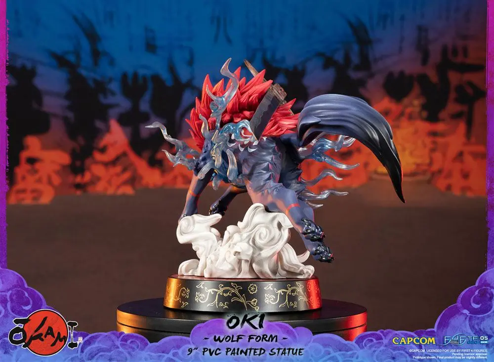 Okami PVC Statue Oki (Wolf Form) 21 cm product photo