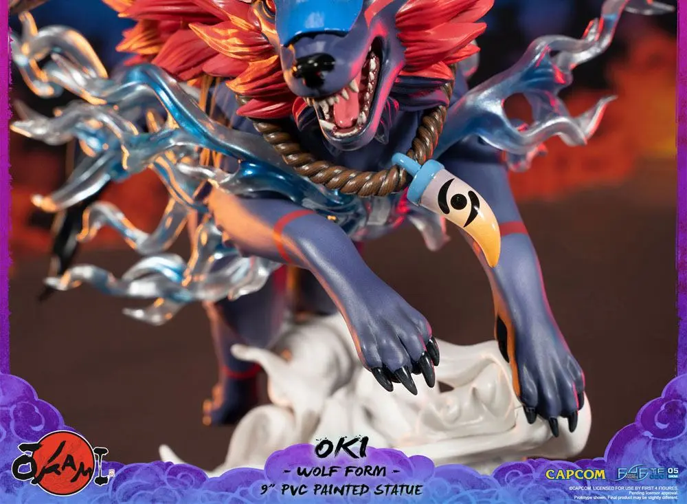 Okami PVC Statue Oki (Wolf Form) 21 cm product photo