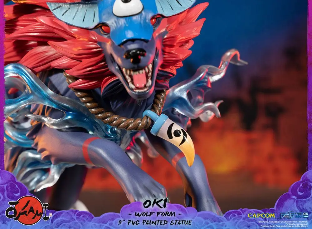Okami PVC Statue Oki (Wolf Form) 21 cm product photo