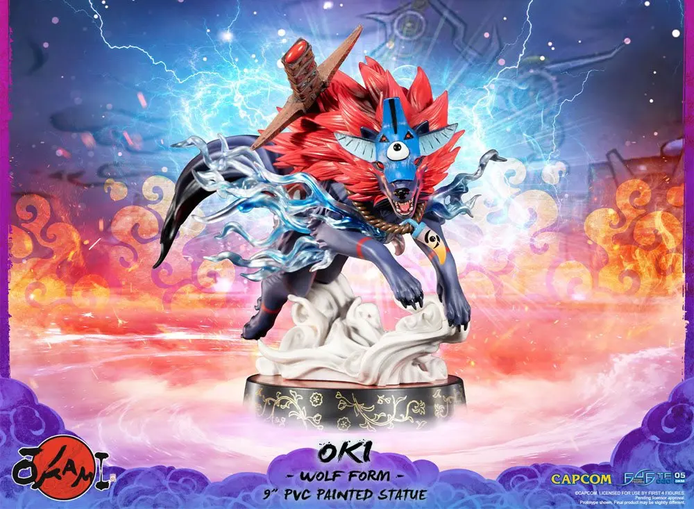 Okami PVC Statue Oki (Wolf Form) 21 cm product photo